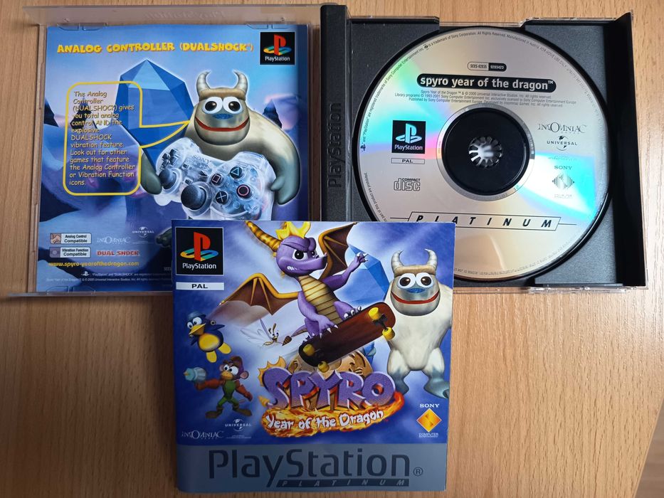 Spyro Year of the Dargon PSX PS1 PlayStation angielska komplet