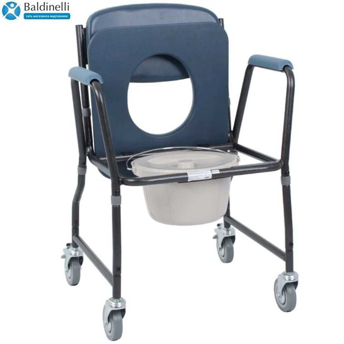 Розбірний стілець-туалет з м'яким сидінням OSD-MOD-WAVE2