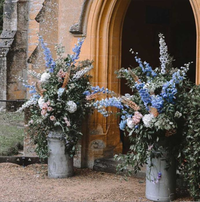 Ślub sielski, dekoracja duża