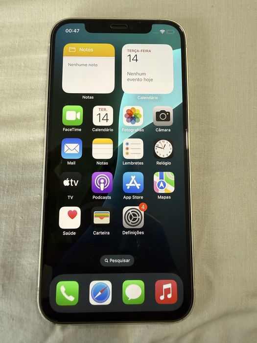 Iphone 12 64GB Branco - Bateria 100%