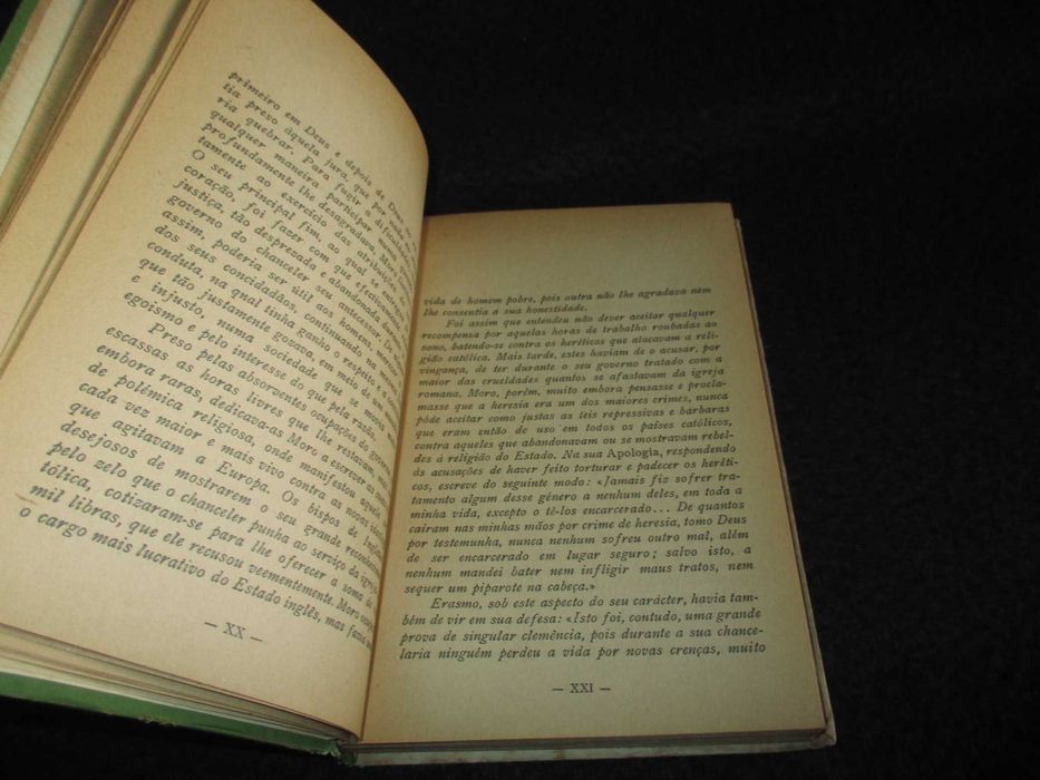 Livro A Utopia Tomás Moro Thomas More