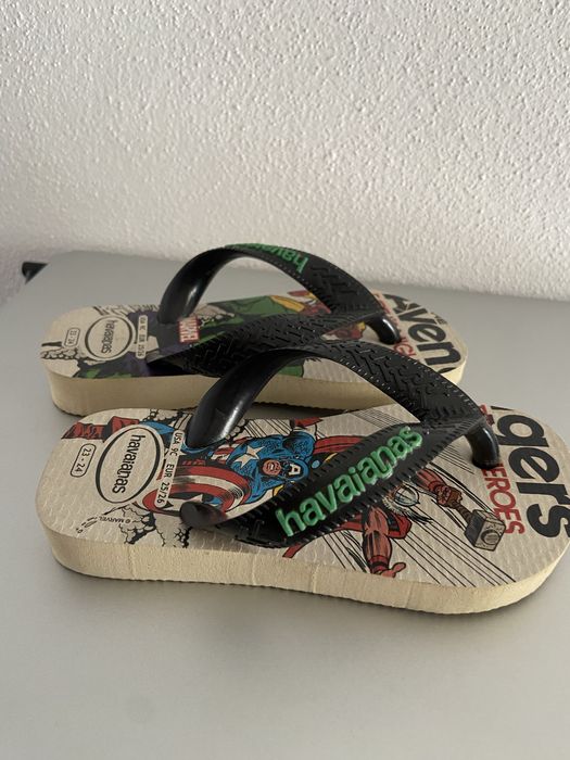 Chinelos Havainas Marvel para  criança