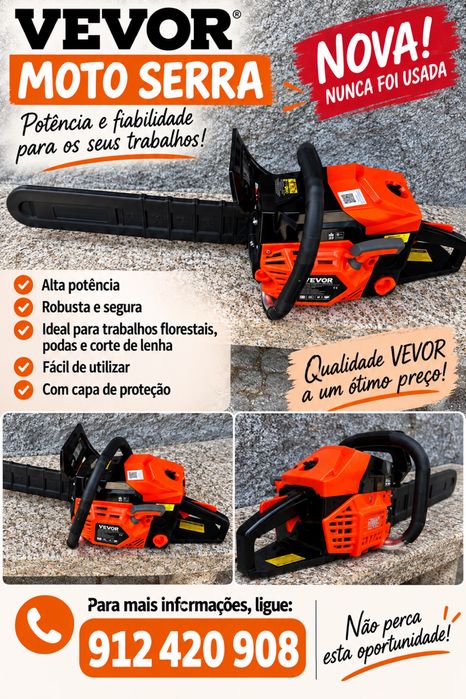 Motoserra nova nunca usada