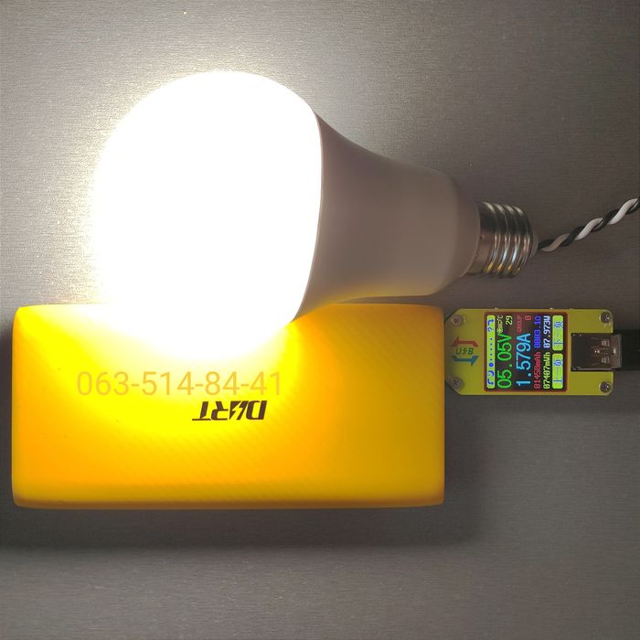 МОЩНАЯ USB LED лампа 8W лампочка фонарь от повербанк мощнее Sofirn LT1