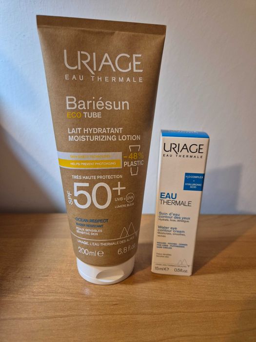 Zestaw Uriage balsam plus krem pod oczy