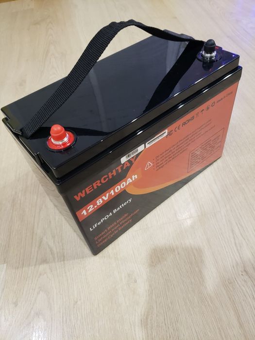 LiFePO4 АКБ 12В, 100Ач, WERCHTAY, литий железо-фосфатный, Bms100A