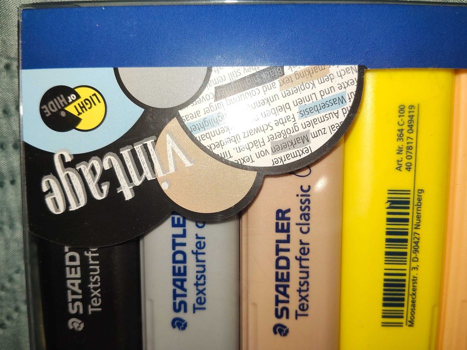 Marcadores stadler cores pastel