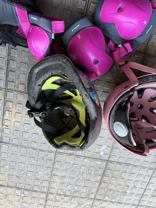 Capacete e proteções menina