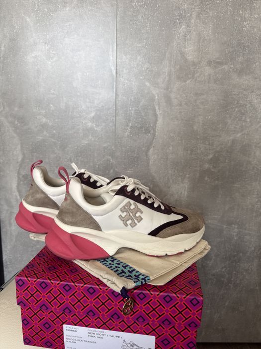 Кросівки розм 39 оригінал Tory Burch замшеві