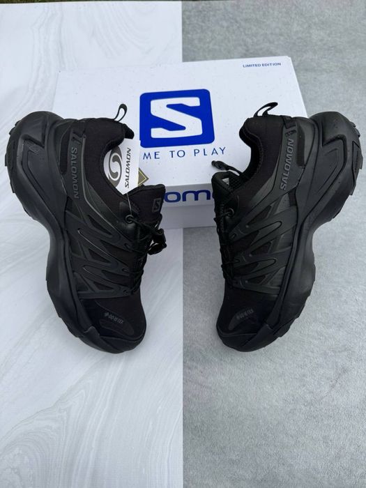 Чоловічі кросівки Salomon XT PU_RE Gore Tex All Black