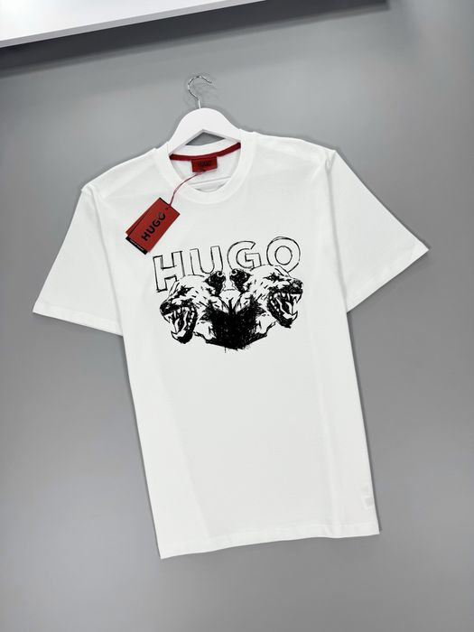 Чоловіча футболка Hugo Boss big logo мужская футболка