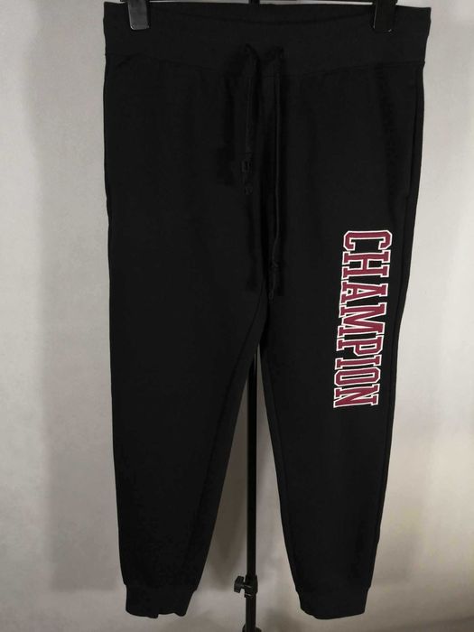 CHAMPION Spodnie Dresowe Męskie L Oryginalne Super Stan Bawełna