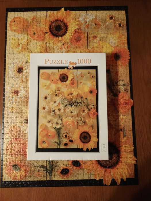 Puzzle 1000 kwiaty słoneczniki