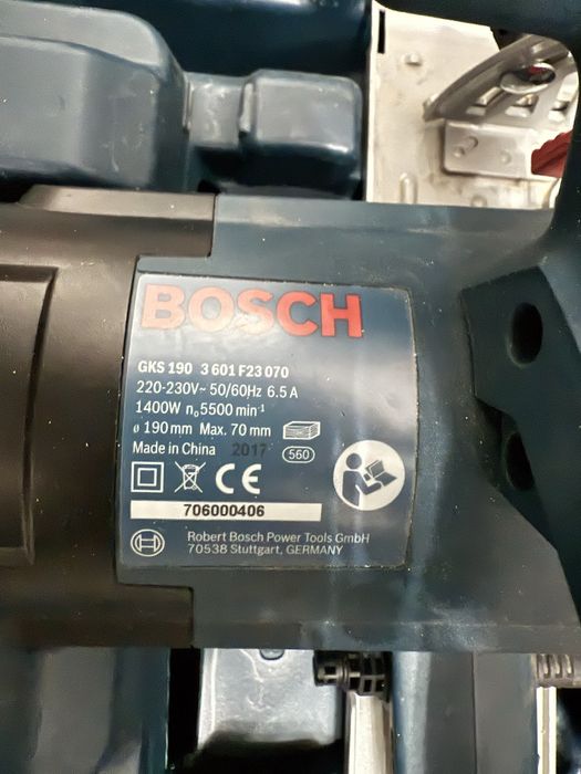 Pilarka tarczowa Bosch GKS 190