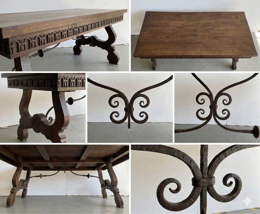 mesa de estilo Espanhol (ou Castelhano)