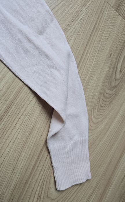 lekki kardigan pudrowy róż