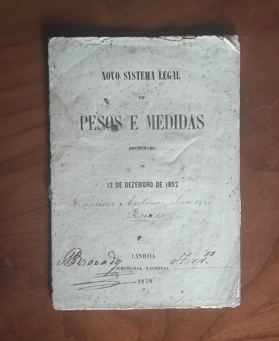 Pesos e Medidas. ( várias obras )