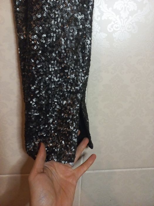 Брюки в паєтку, лосіни в паєтку