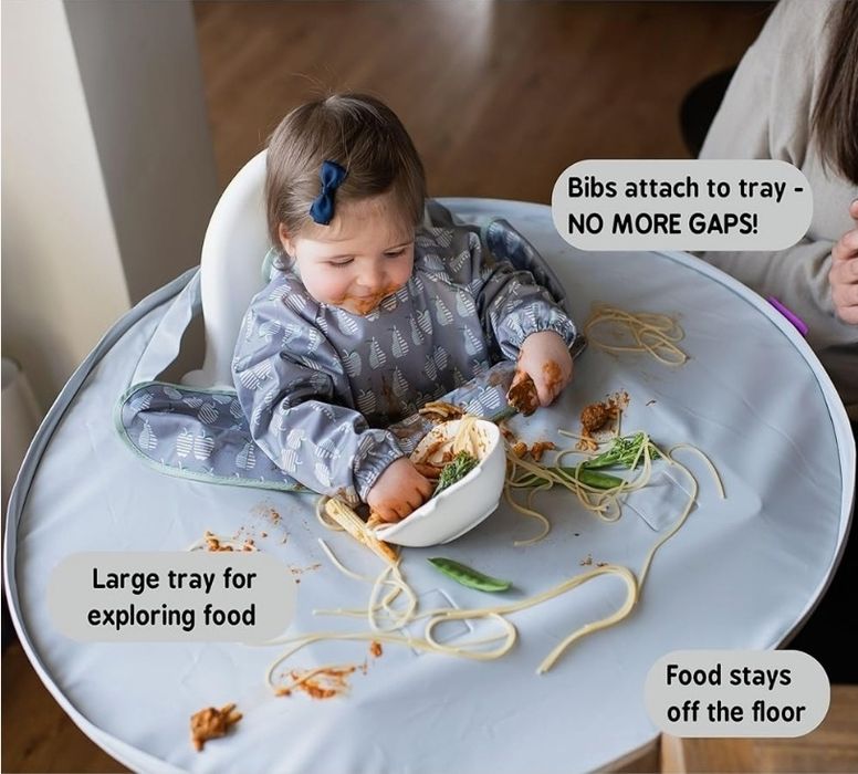 Tabuleiro e 3 babetes Tidytot