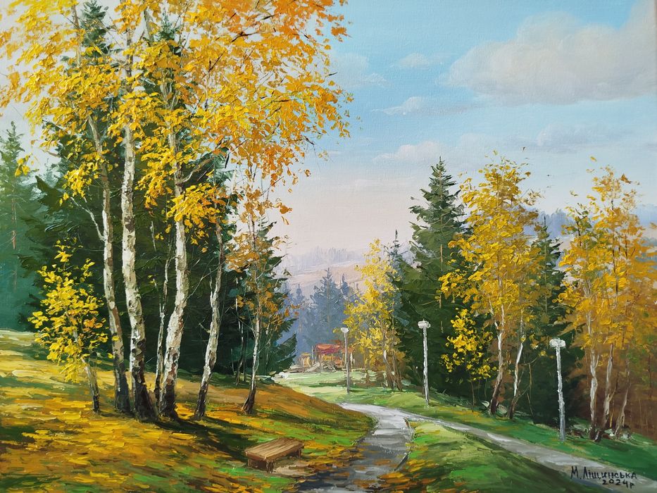 Картина маслом ''Осінь''