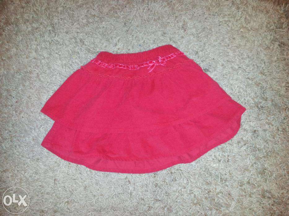 юбка вельветовая (Франция), 81см