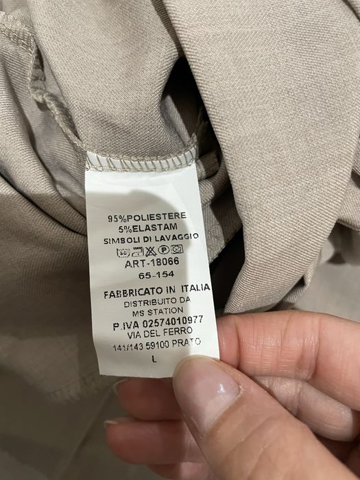 Calcas fato cinta subida Scintilla tamanho L
