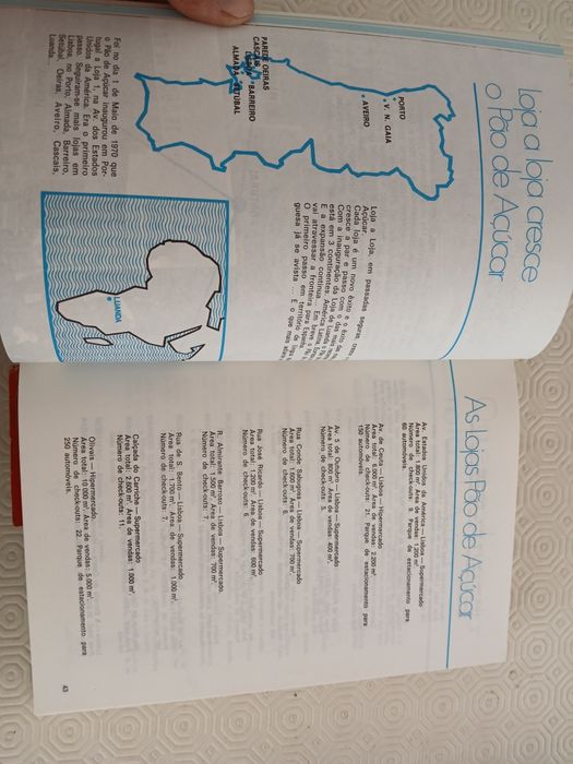 Agenda do Pão de Açúcar de 1974