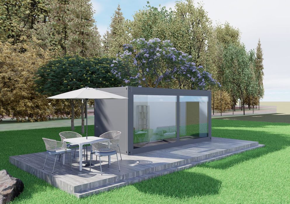 Kontener biurowy mieszkalny socjalny budowlany magazynowy 6x2,5 m