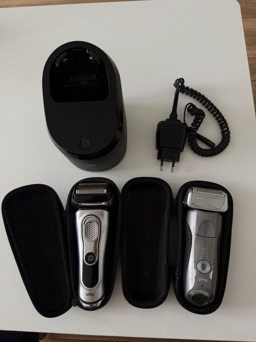 Golarka Braun Series 9 + stacja czyszcząca + Golarka Series 7 gratis