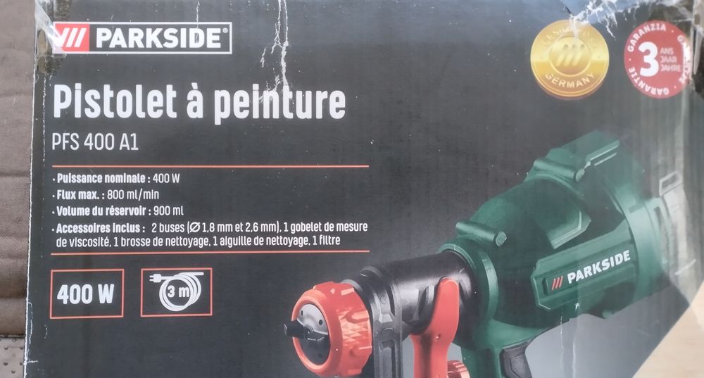 Pistola de pintura eléctrica Parkside nova