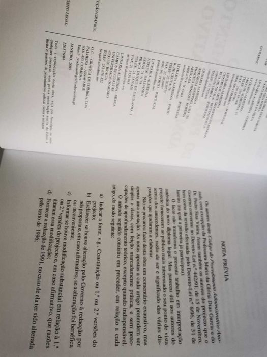 Código do Procedimento Administrativo - 5ª Edição