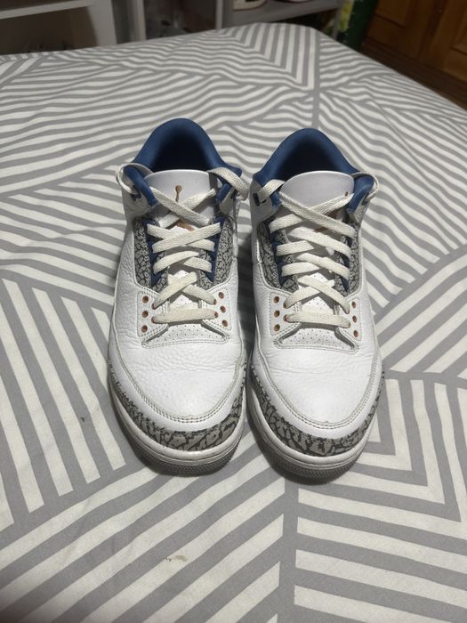 Air jordan 3 azuis com pouco uso tamanho 42,5