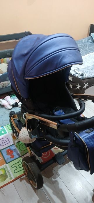 Sprzedam wózek junama diamond z eko skory 3v1