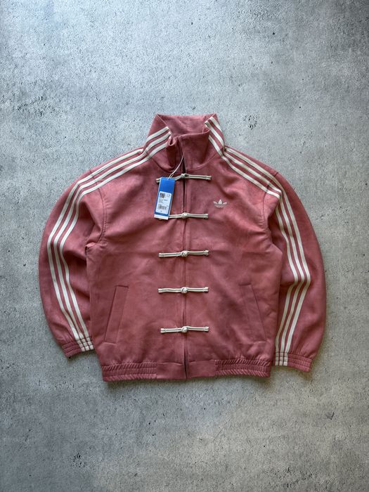 Adidas Originals kurtka bluza różowa z metką styl chiński rozmiar S