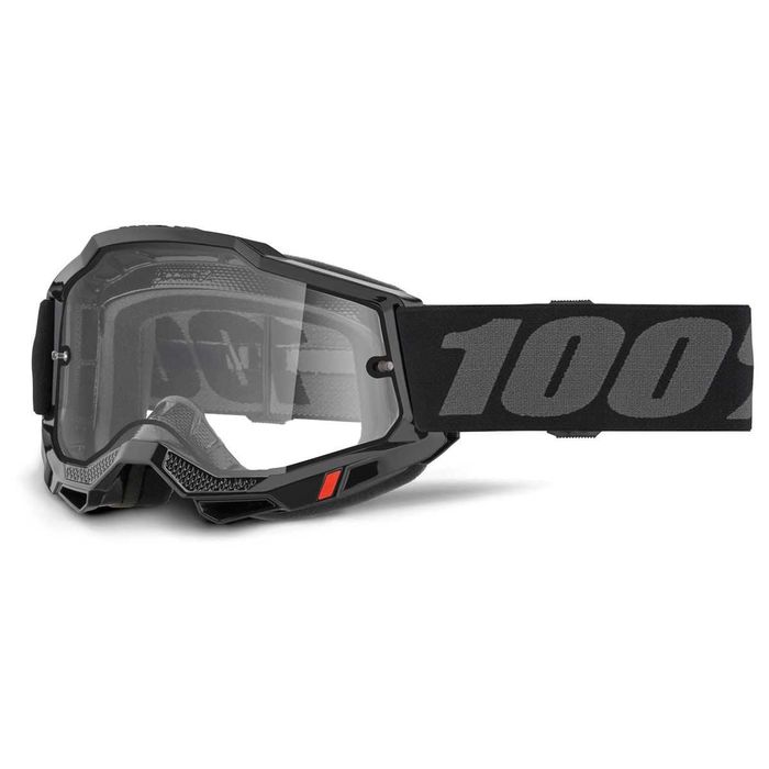 Мото очки 100% ACCURI 2 Enduro Goggle Black - Clear Dual Lens Мотоочки