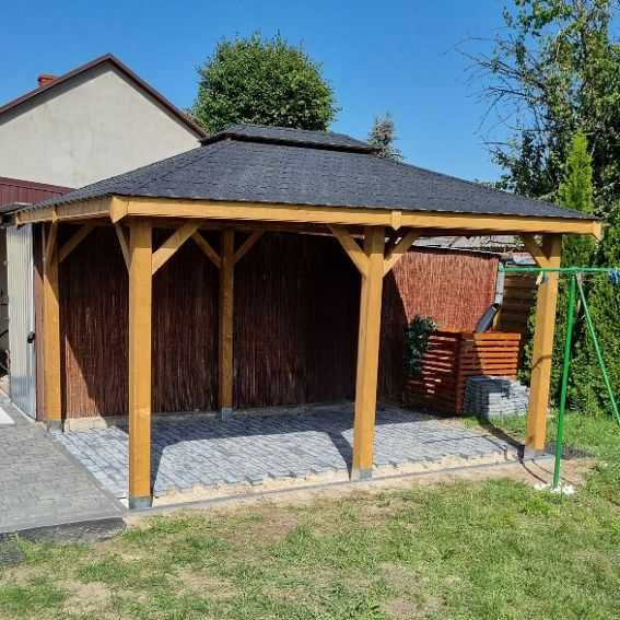 Altana ogrodowa MALTA 3x4 wiata altanka pergola słupy 12x12