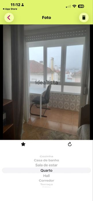 Quarto amadora , com varanda e muito sol