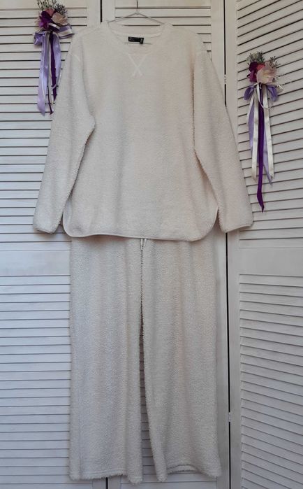 Плюшевый костюм для беременной - кофта и штаны, тедди asos