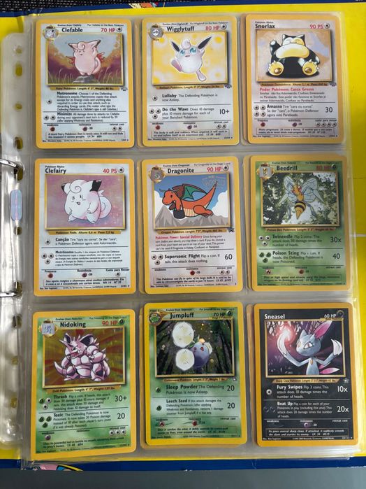Coleção cartas pokemon Base Set