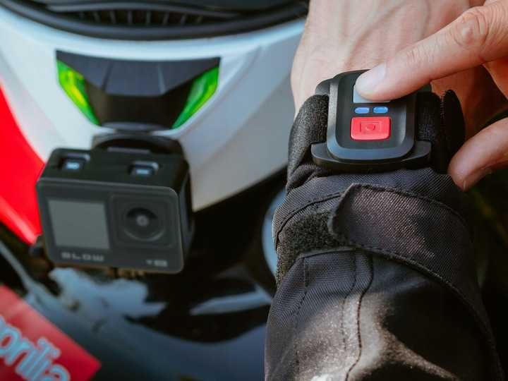 ZESTAW Kamera Sportowa GO PRO 4K WiFi usb UHH Mikrofon pilot uchwyty