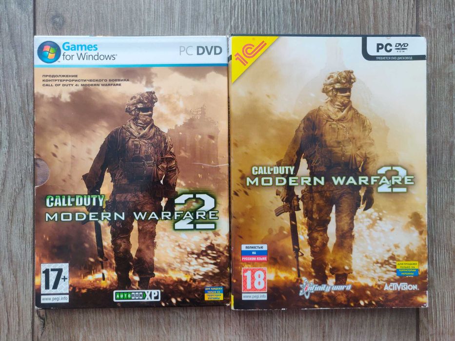 Игра Modern warfare 2 ( 1 CD и 2CD) для РС.
