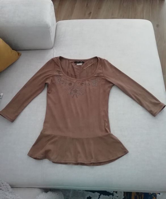 Camisola S - Bershka - pele de pêssego