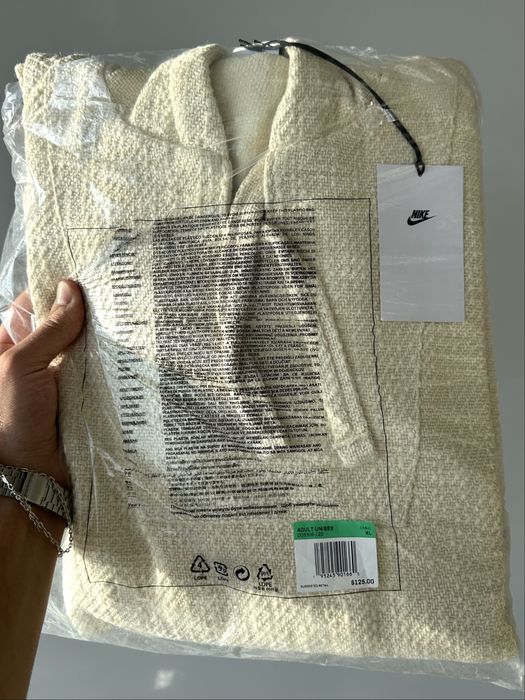 Оригінальне худі Nike x Stussy NRG Pullover Hoodie Natural Fossil