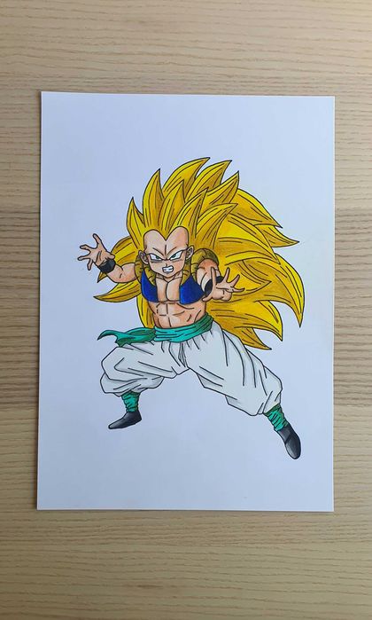 Desenho Dragon Ball Z – Gotenks Super Saiyan 3 (Original & Digital)