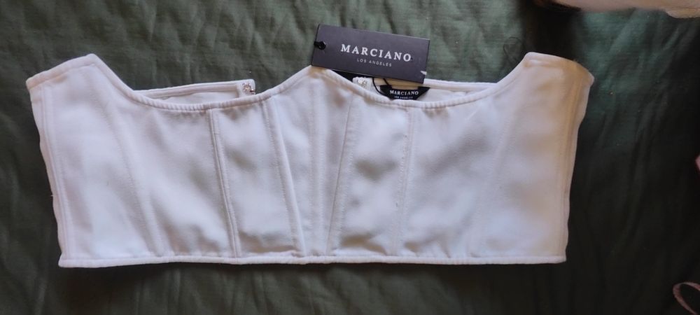 Gorset guess biały 46