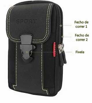 Bolsa de Cintura / para o Telemóvel e Viagens