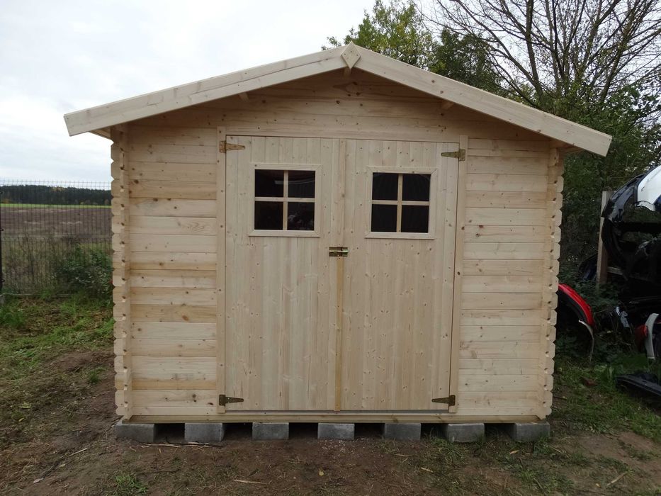 Od reki Domek 2,9x2,9 3x3 narzędziowy drewniany ogrodowy świerk altana domek narzędziowy na działkę na ogród od producenta pergola ROD