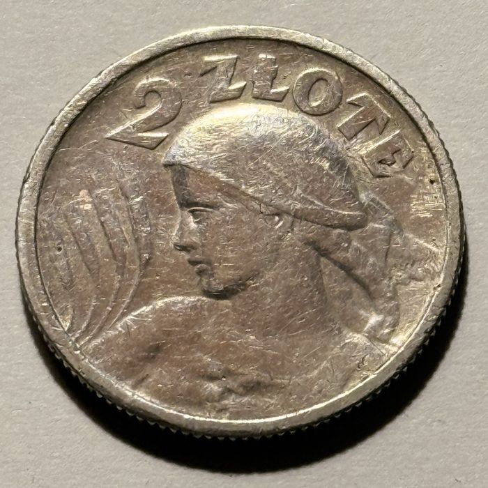 2 złote Żniwiarka 1924 Paryż