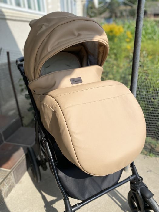 Дитяча коляска 2 в 1 Classik (Класик) Victoria Gold екошкіра