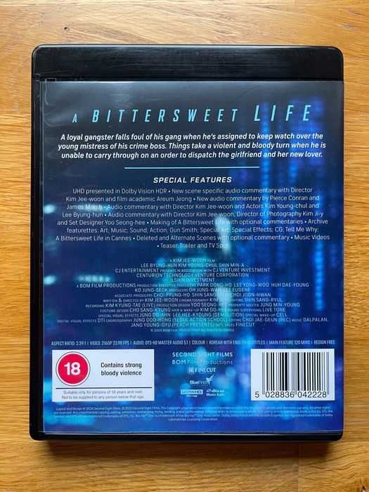 A Bittersweet Life | 4K Blu-ray | Second Sight Films